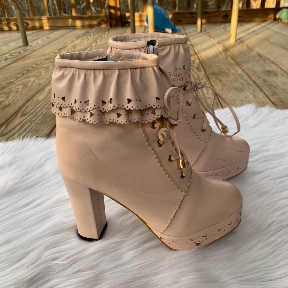 Paste pink spreepicky heels